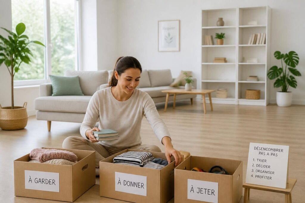 découvrez une méthode pas à pas pour désencombrer votre maison efficacement et retrouver un intérieur organisé et apaisant.