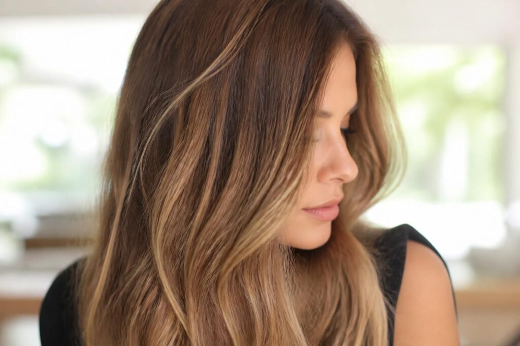 découvrez la coloration noisette pour cheveux avec des nuances claires et caramel, offrant un effet naturel et lumineux. sublimez votre chevelure en douceur grâce à ces teintes chaleureuses et tendances.