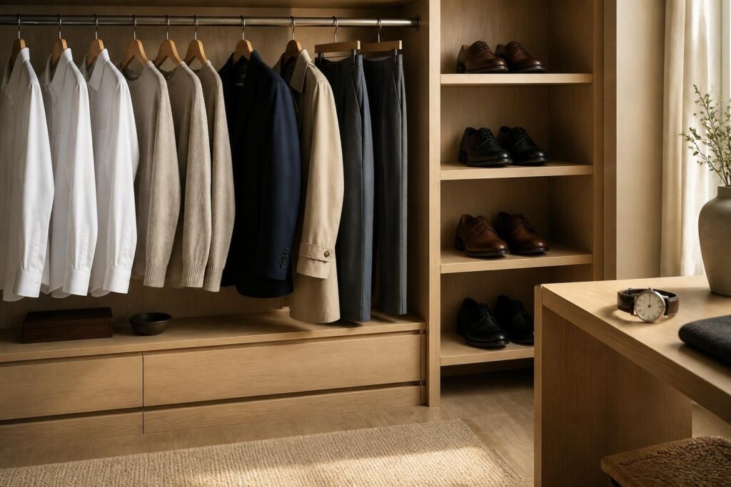 découvrez comment construire un vestiaire homme intemporel avec des pièces classiques et durables pour un style élégant et durable.